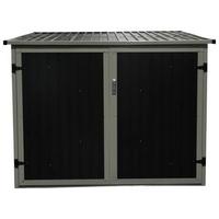 Fahrradgarage Fahrradgarage Und Aufbew. Box - Anthrazit, Basics, Metall (203/158/200cm)