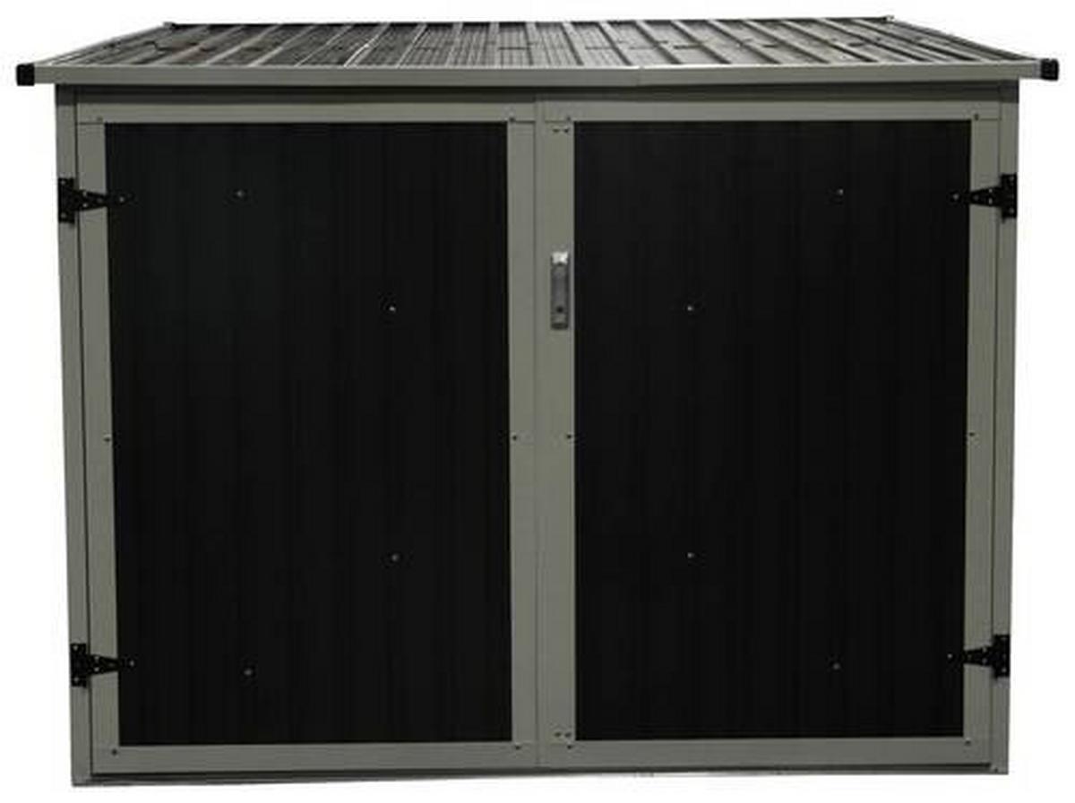 Fahrradgarage Fahrradgarage Und Aufbew. Box - Anthrazit, Basics, Metall (203/158/200cm)