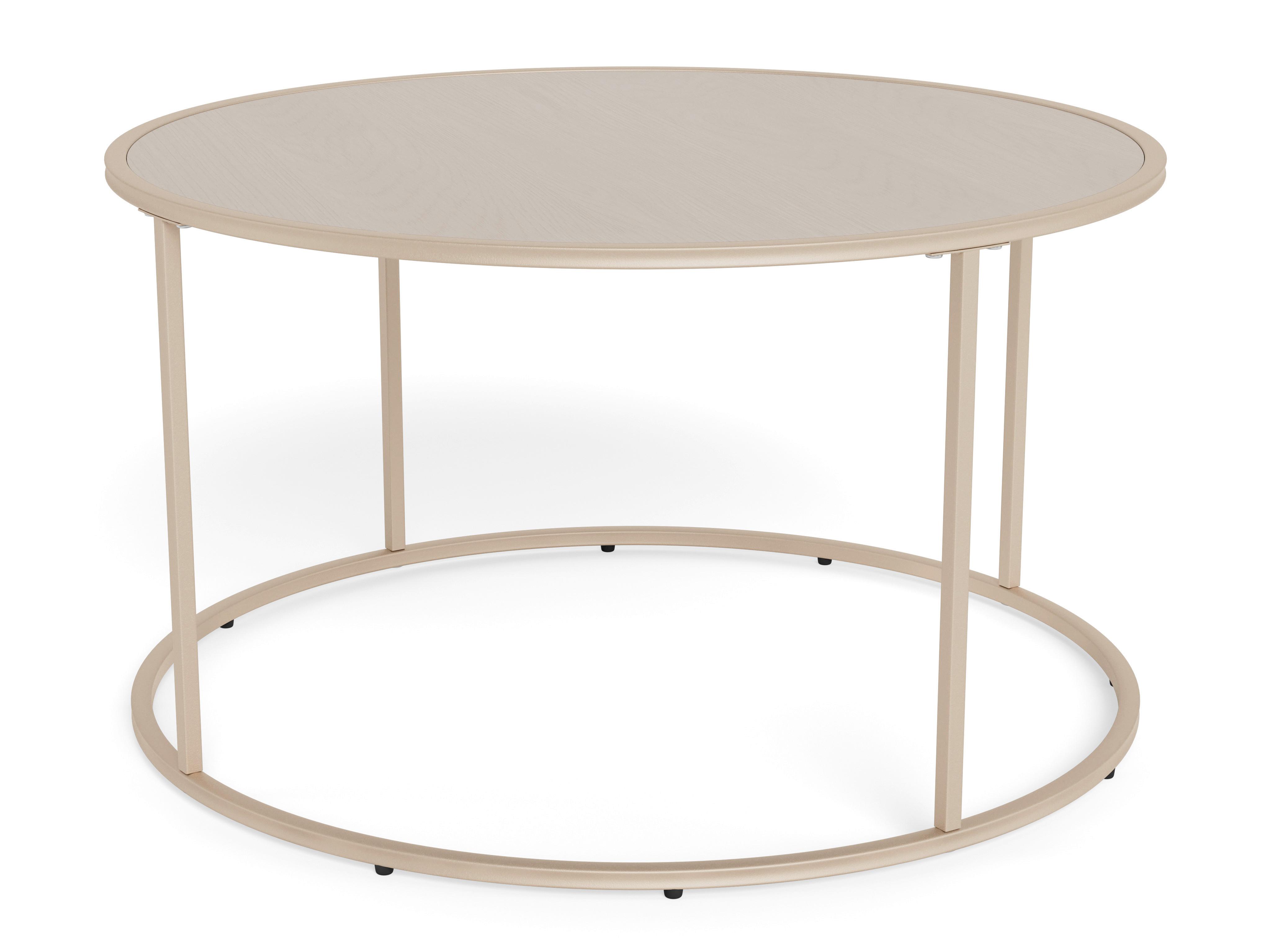 COUCHTISCH Seaford Grau L: 80cm - Grau, Design, Holzwerkstoff/Metall (80/80/45cm) - MID.YOU