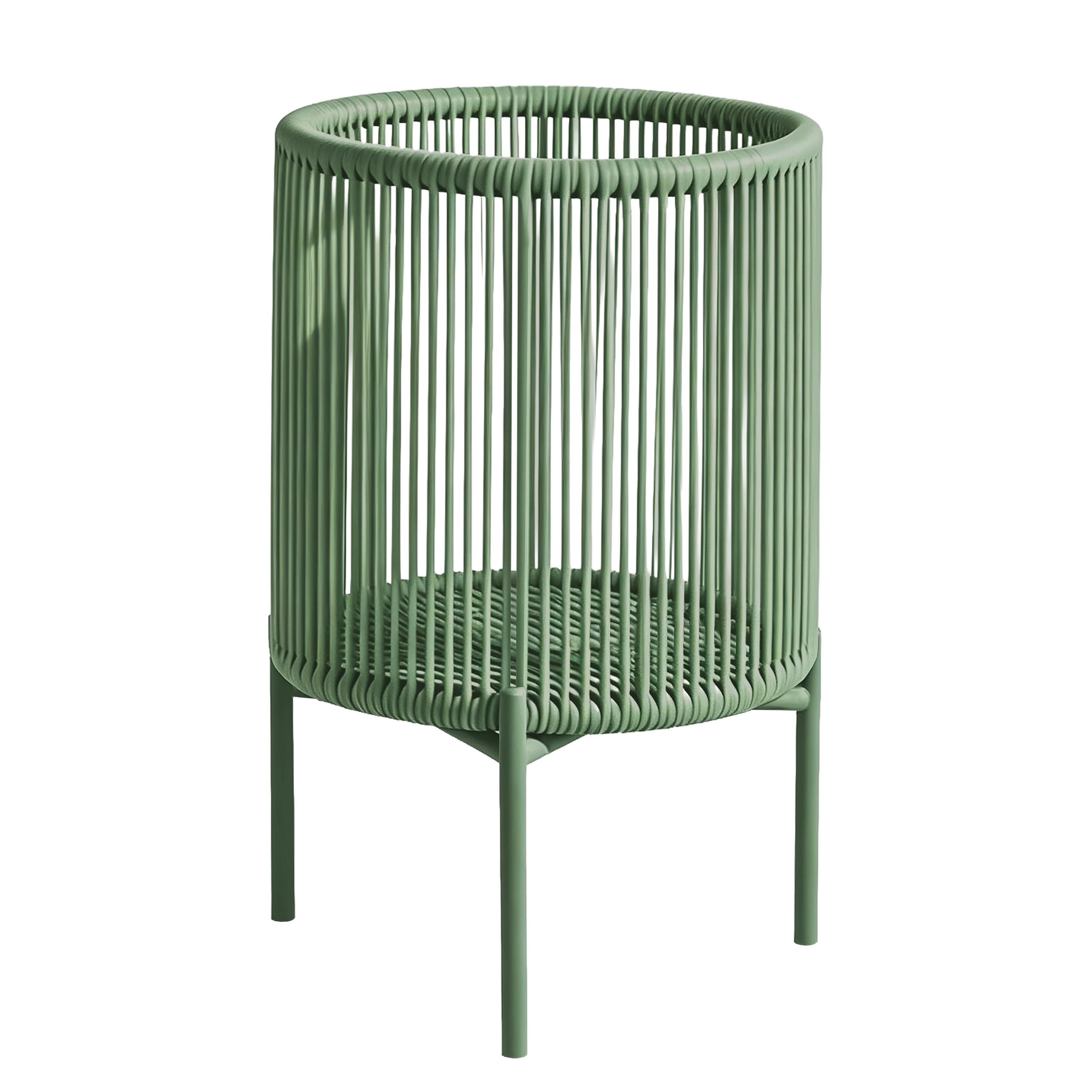Obal na kvetináč AZORA -PAZ- - zelená, kov/plast (23/39cm) - Mömax