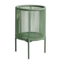 Obal na kvetináč AZORA -PAZ- - zelená, kov/plast (23/39cm) - Mömax