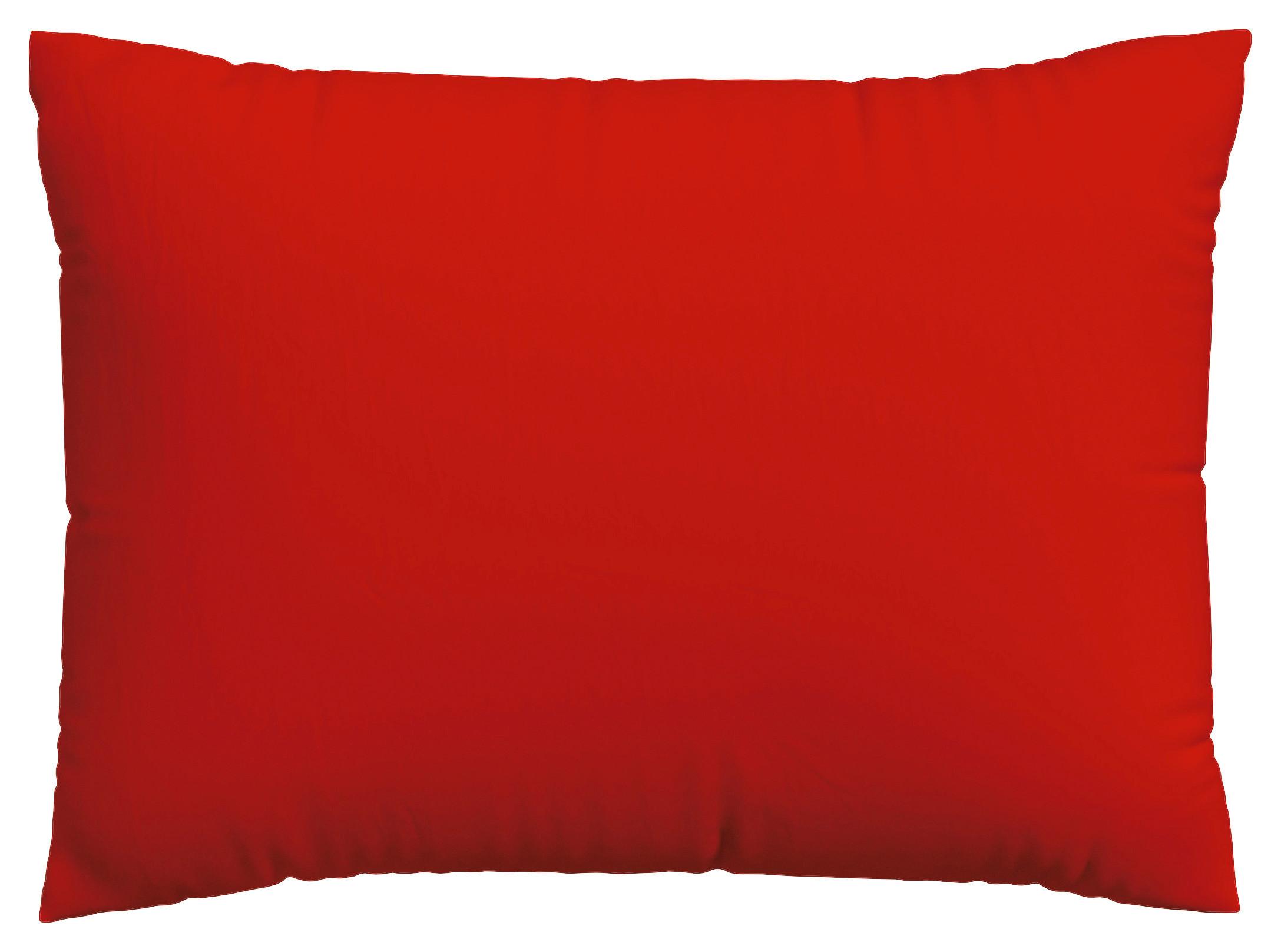 Kopfpolsterbezug Woven Satin - Dunkelrot, Basics, Textil (70/90cm) - Schlafgut