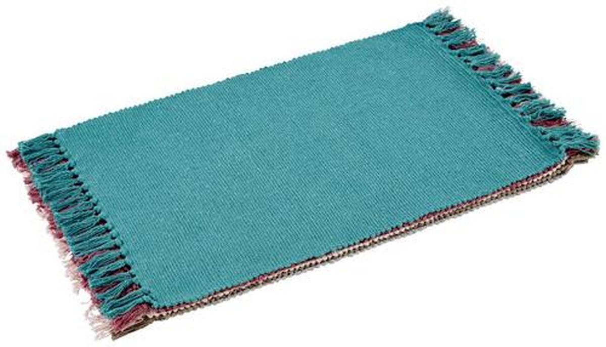 Ágyelő Corner - olajkék/bézs, Konventionell, textil (40/60cm) - Best Price