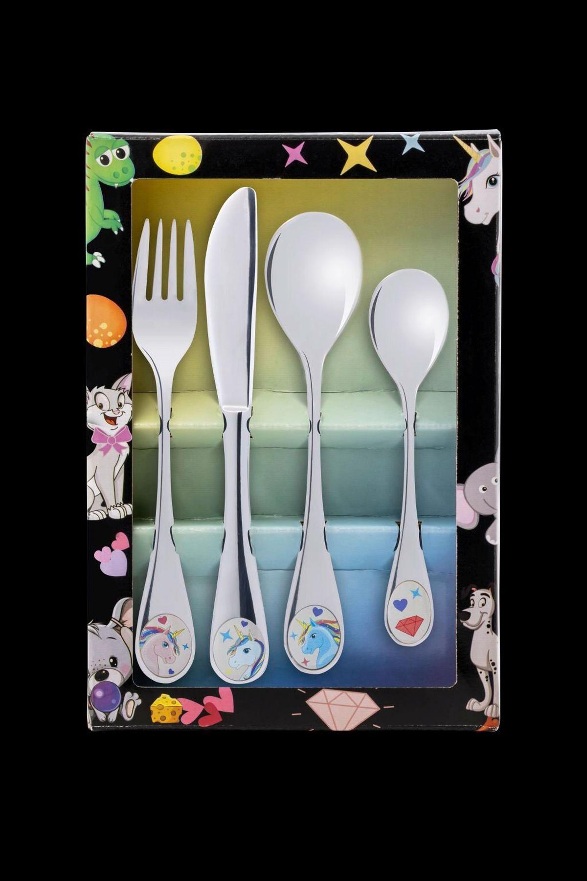 Besteckset Berndorf Kids - Silberfarben, Basics, Metall (14,7/21,2/3,3cm) - Berndorf