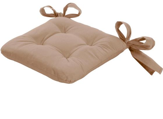 Sitzkissen Henri 40x40 cm - Sandfarben, KONVENTIONELL, Textil (40/40/6cm) - Ombra Sitzkissen Henri 40x40 cm - Sandfarben, KONVENTIONELL, Textil (40/40/6cm) - Ombra