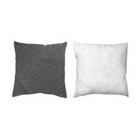 ZIERKISSEN Anthrazit 50x50 cm - Anthrazit, Basics, Textil (50/50cm)