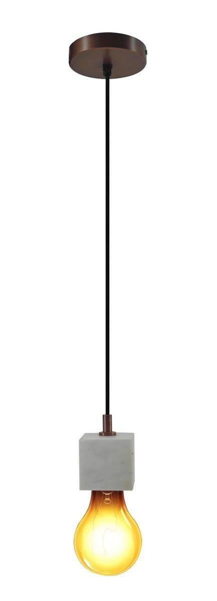 Hängeleuchte Sigma H: 11 cm 1-Flammig Naturstein