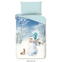KINDERBETTWÄSCHE COLD - Blau/Weiß, Trend, Textil (140/200cm)