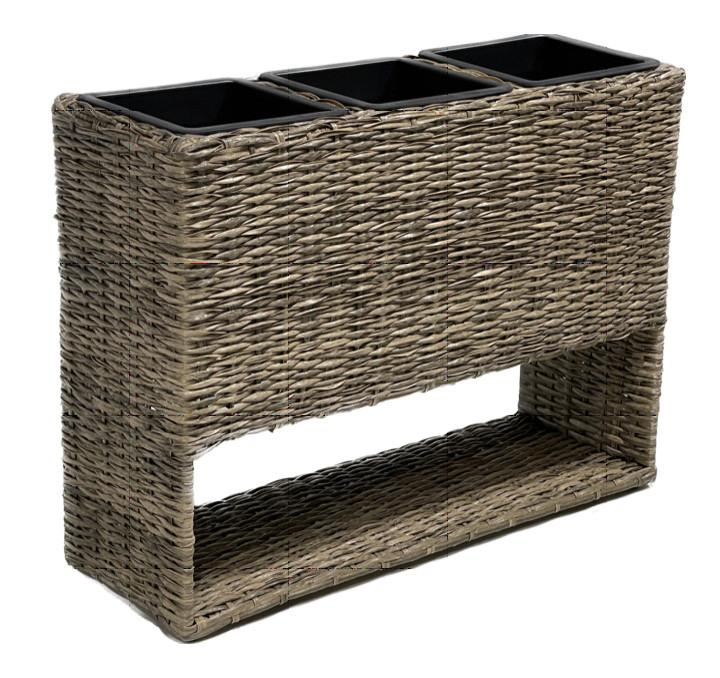 Hochbeet Melissa - Schwarz, Basics, Kunststoff/Metall (28/60/82cm) - Gardenson