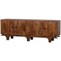 Sideboard Staes Walnussfarben B: 200 Cm - Walnussfarben, Design, Holz (200/70/45cm) - Livetastic