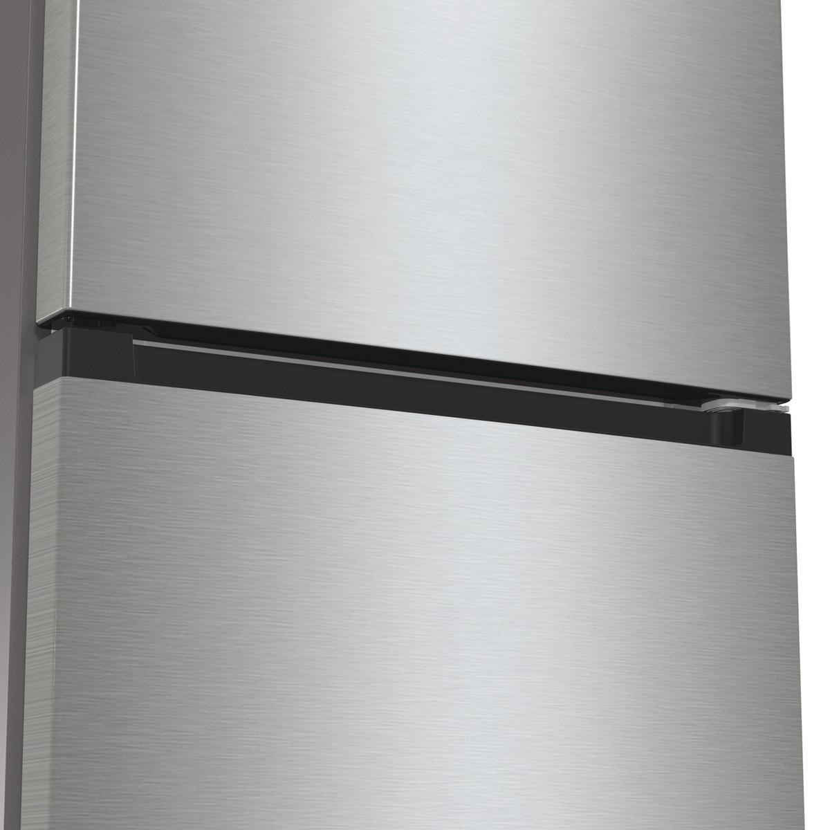 Kühl-gefrier-kombination N61ea2xl4 - Edelstahlfarben, Basics, Glas/Kunststoff (60/185/59,2cm) - Gorenje