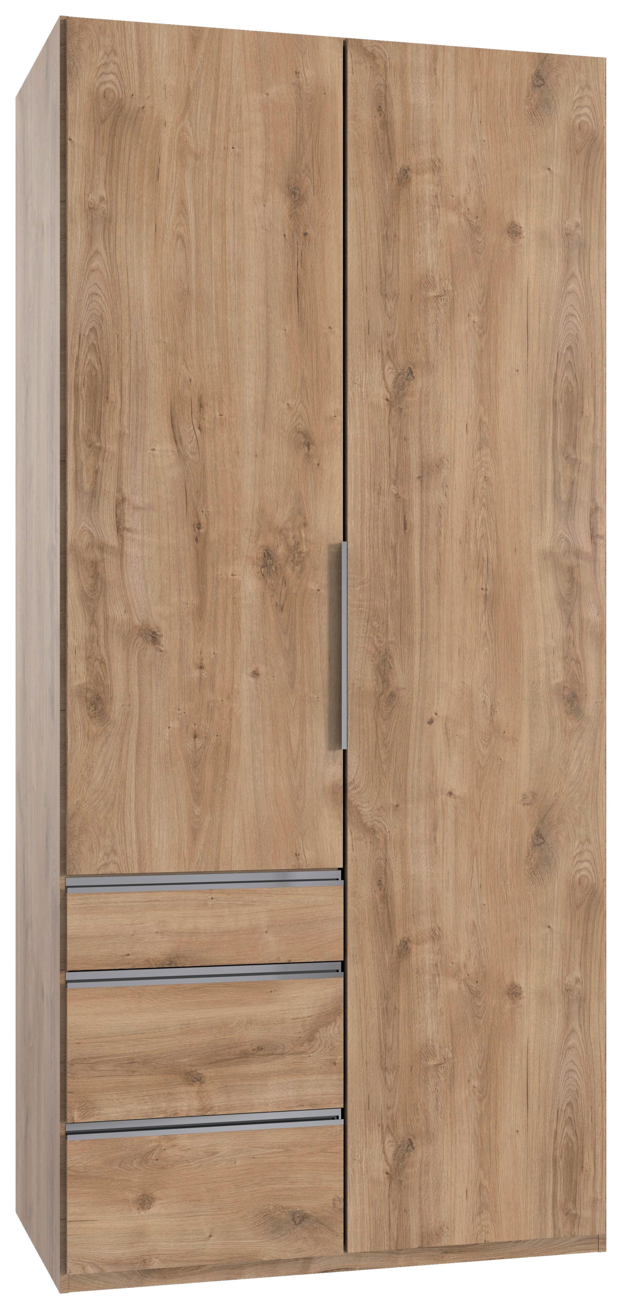Drehtürenschrank Level 36 A Plankeneiche Dekor, B: 100cm
