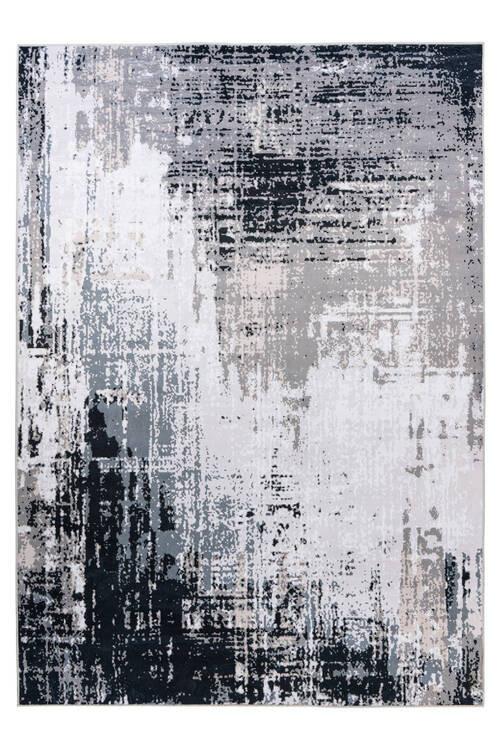 Flachwebteppich My Tampa 130 - Grau, Design, Textil (80/150cm) - Obsession