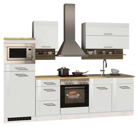 Kompakt, mit ausreichend Stauraum und schöner Optik Kompakte Küchenzeile mit Elektrogeräten