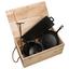Dutch-oven-Set 9-teilig - Schwarz, MODERN, Metall (36,5/26/55cm) Dutch-oven-Set 9-teilig - Schwarz, MODERN, Metall (36,5/26/55cm)