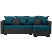 Ecksofa Karol - Türkis/Schwarz, MODERN, Textil (230/140cm) - P & B