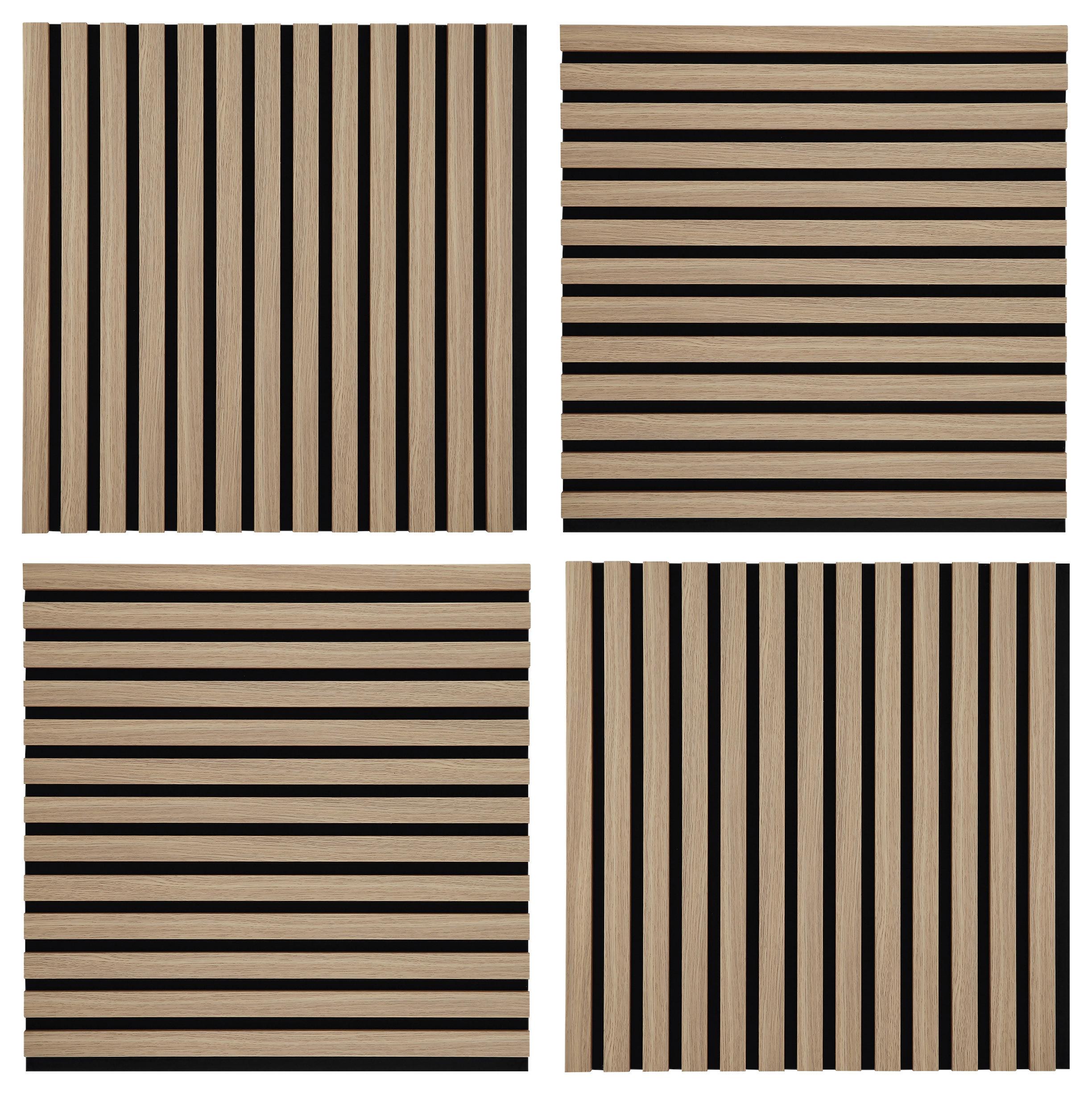 Akustikpaneel Aktion B: 52 Cm Artisan Eiche Dekor, 4er Set - Eiche Artisan, MODERN, Holzwerkstoff/Kunststoff (52/52/2cm)