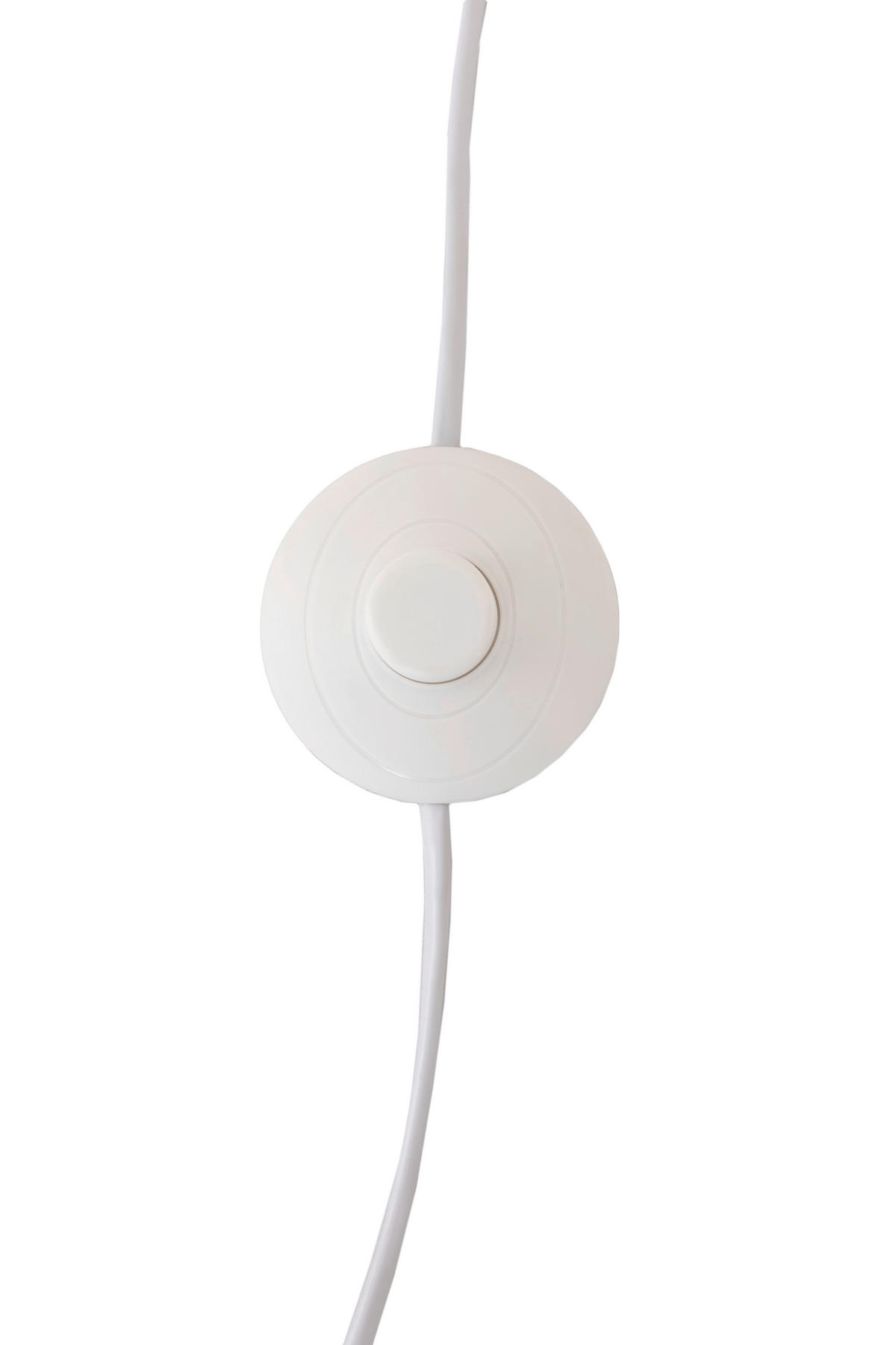 Stehleuchte, E27 Flock - Naturfarben/Weiß, KONVENTIONELL, Papier/Metall (40/155cm)