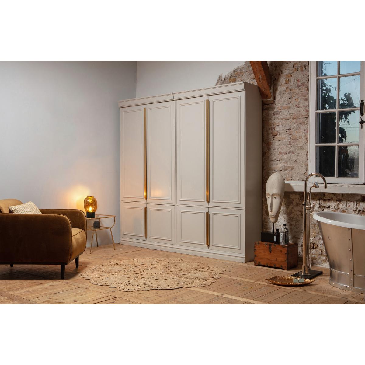 DREHTÜRENSCHRANK Organize Grau B: 110cm - Grau, Basics, Holz (110/215/44cm) - MID.YOU