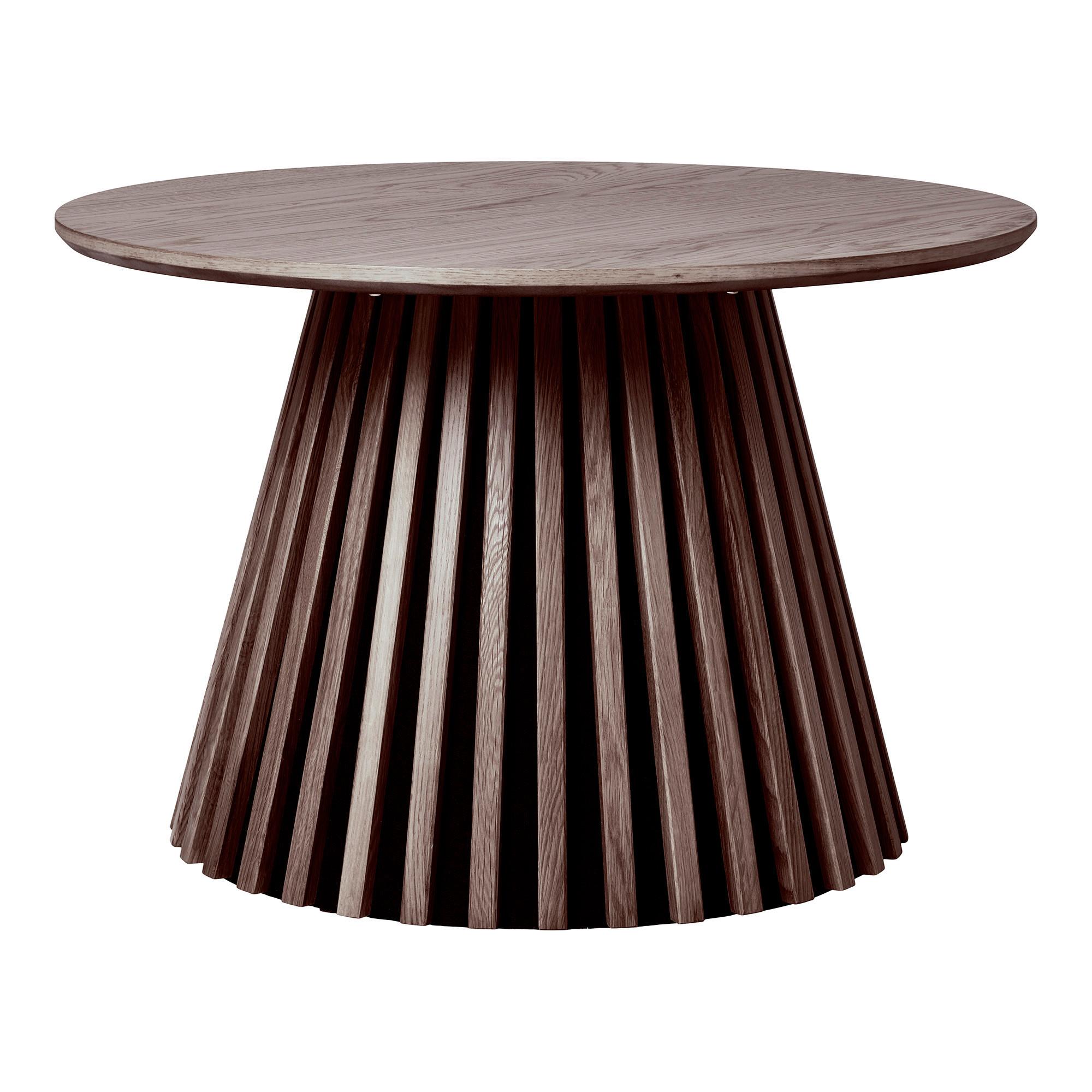 Couchtisch Osaka Dunkelbraun B: 70cm - Dunkelbraun/Schwarz, Design, Holz/Textil (70/70/45cm) - MID.YOU