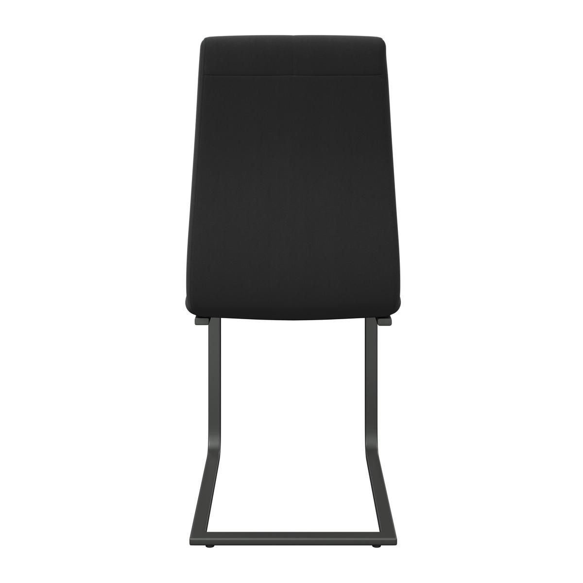 Schwingstuhl Tristan Webstoff anthrazit, B: 41cm - Anthrazit/Schwarz, MODERN, Holz/Textil (41/102/58cm) - James Wood