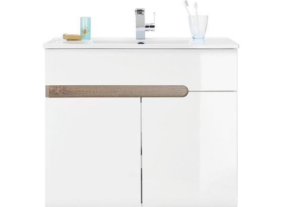 Kombinované Umyvadlo Linate - Moderní, keramika (81/66/48cm) Kombinované Umyvadlo Linate - Moderní, keramika (81/66/48cm)