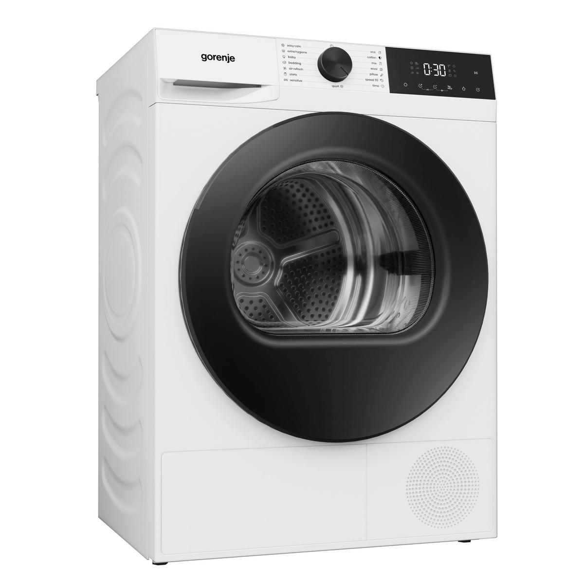 Wärmepumpentrockner DG2P8D/AT Füllmenge ca. 8 KG, EEKL: D - Weiß, Basics, Kunststoff/Metall (59,5/84,5/51cm) - Gorenje