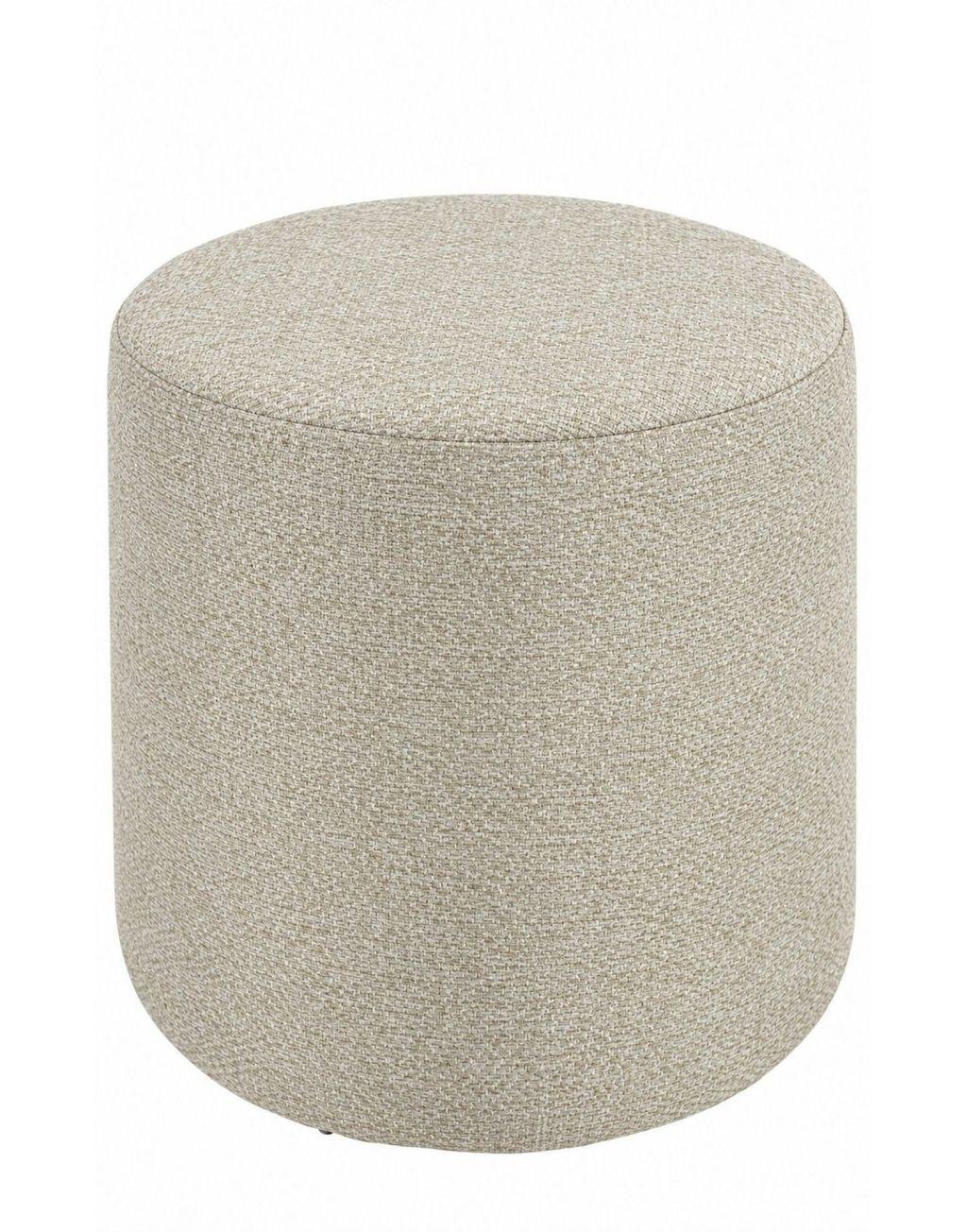 Taburetka LEO *CENOVÝ TRHÁK*, béžová tkanina MALMO NEW - čierna/béžová, Basics, drevo/textil (33/33cm) - Based