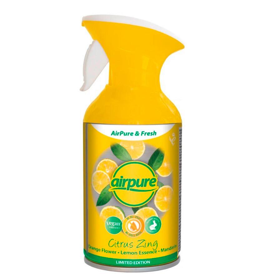 Szobaillatosító Trigger Airpure&fresh - Basics, műanyag/fém (250ml)