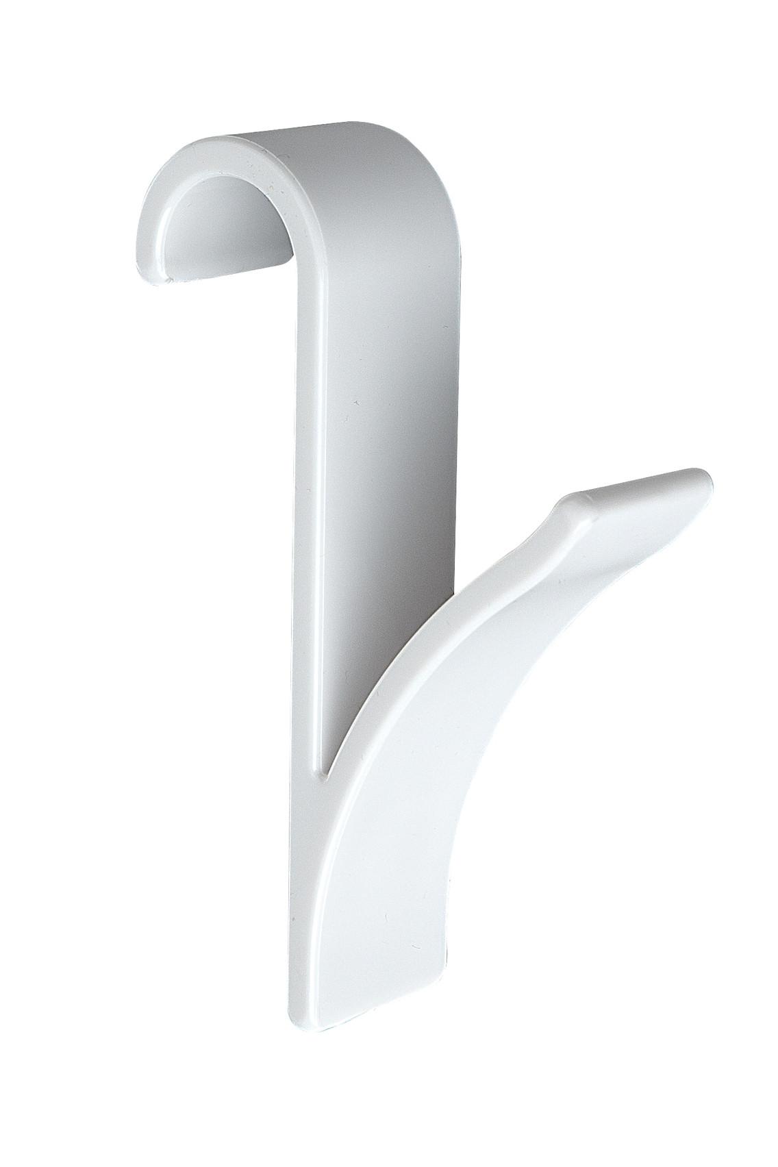 Kampó Haken 4468160100 - fehér, Konventionell, műanyag (2,5/10,5/7cm) - Wenko