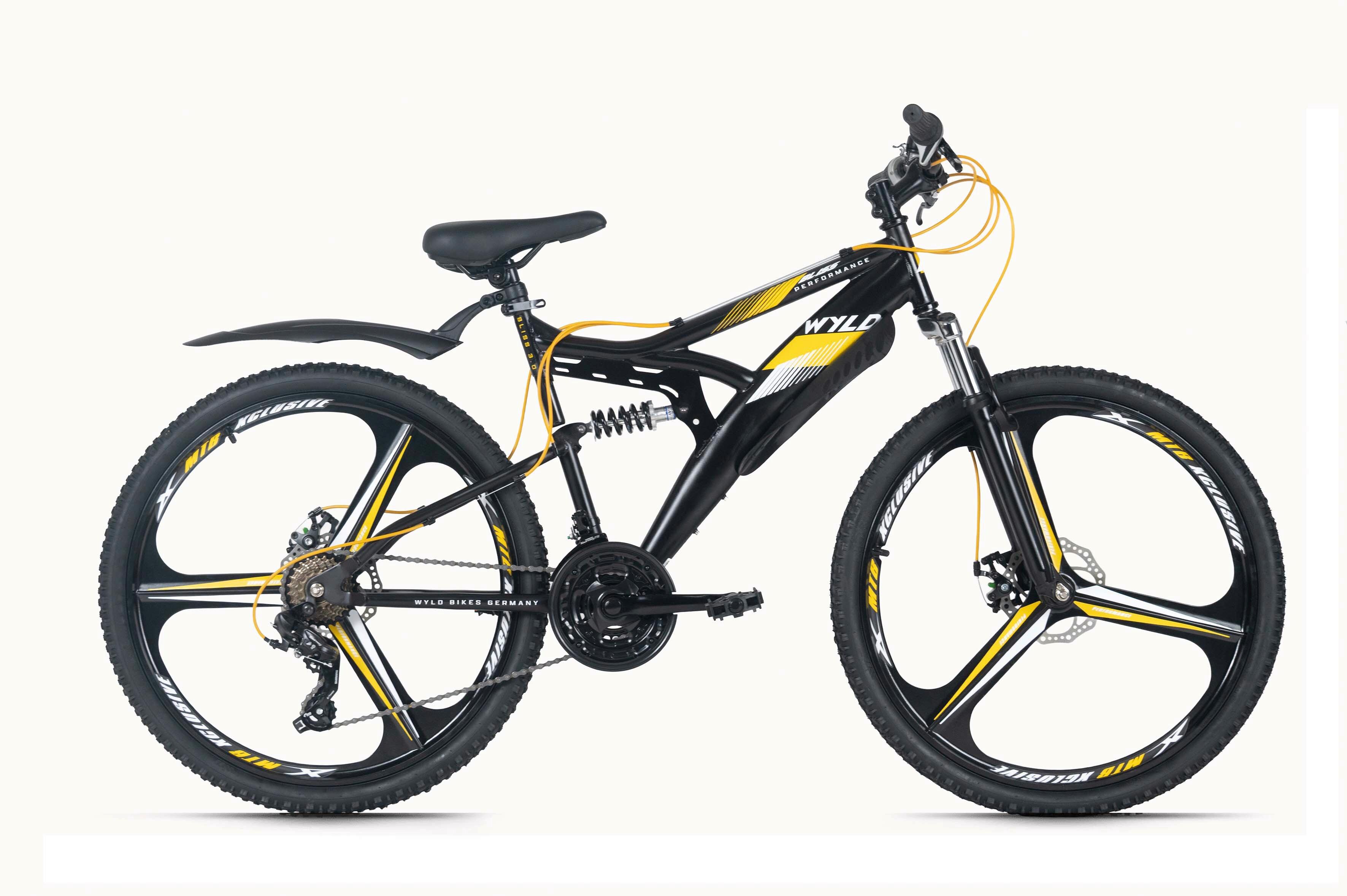 WYLD Mountainbike Fully Bliss Magnesium Laufräder, schwarz - Schwarz, LIFESTYLE, Metall (25/140/60cm)