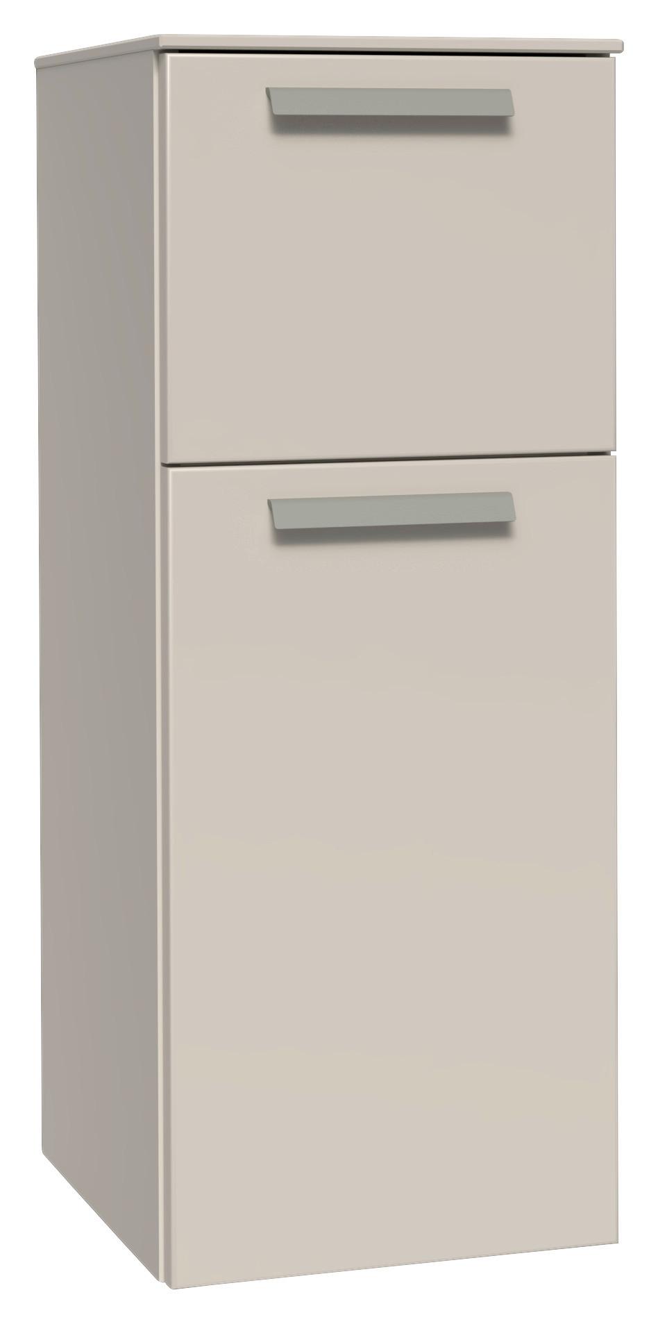 Midischrank Weiss, B: 30 cm - Weiß, MODERN, Holzwerkstoff (30/86,4/37cm) - Vertico