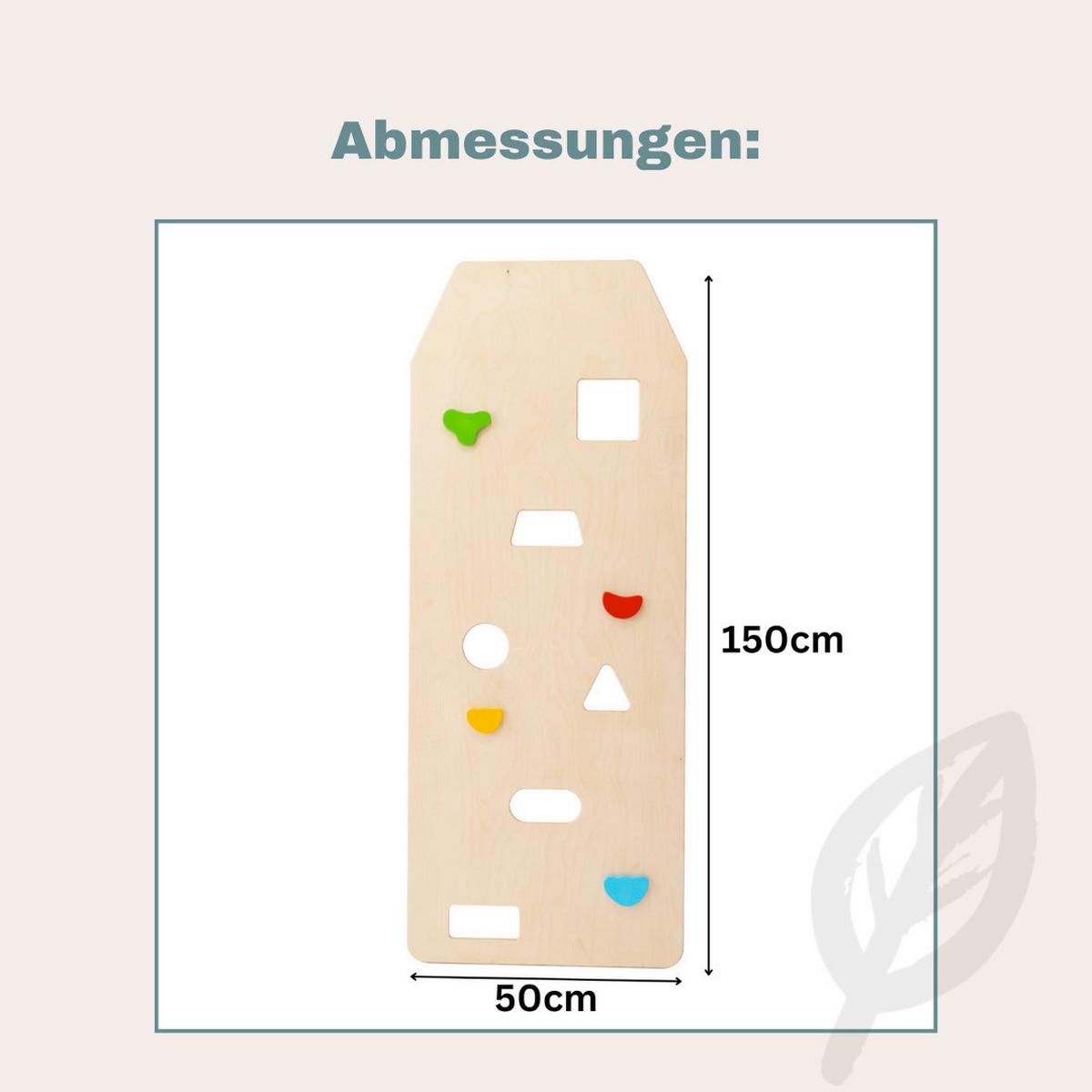 Kletterwand natur 50x150 cm - Birkefarben, Basics, Holz (50/150cm)