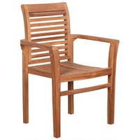 Gartensessel Woodie Stapelsessel Lamelle - Basics, Holz (63/92/52cm) - Gardenson