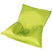 Sitzsack Outdoor XL Grün, 170x130 cm - Weiß/Grün, Basics, Textil (170/130/40cm) - Ondega
