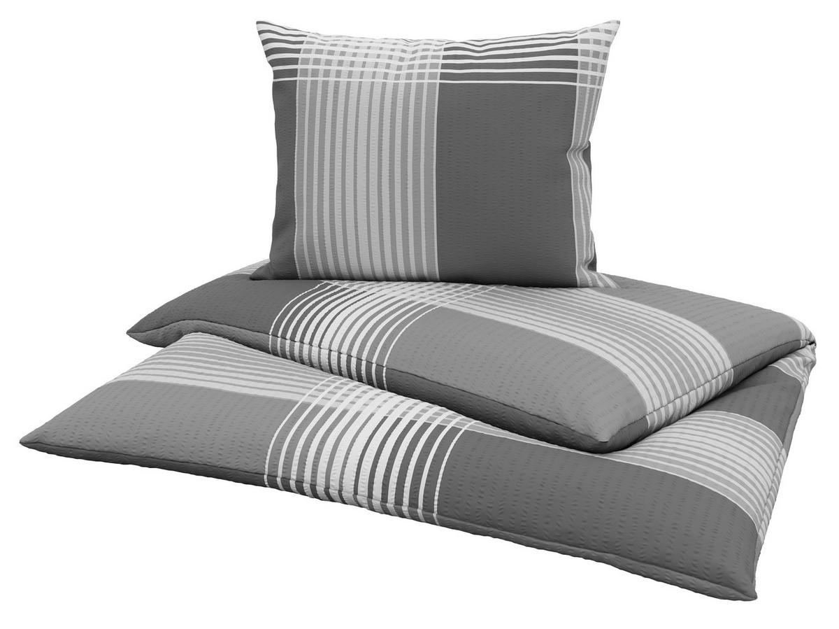 Ágyneműhuzat-garnitúra Enja - ezüst, Modern, textil (140/200cm) - Luca Bessoni