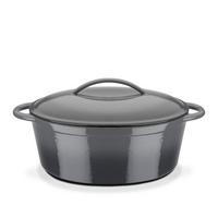 Gsw Bräter Grey Shadow Grau, L/b/h:33x25x13cm - Grau, Basics, Metall (33/25/13cm) - GSW