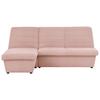 Ecksofa Looks Viii - Schwarz/Rosa, Design, Textil (168/214cm) - LOOKS by W.Joop