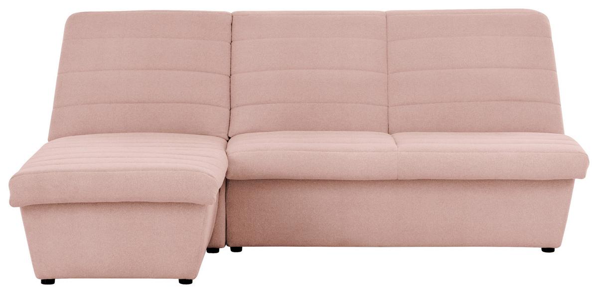 Ecksofa Looks Viii - Schwarz/Rosa, Design, Textil (168/214cm) - LOOKS by W.Joop