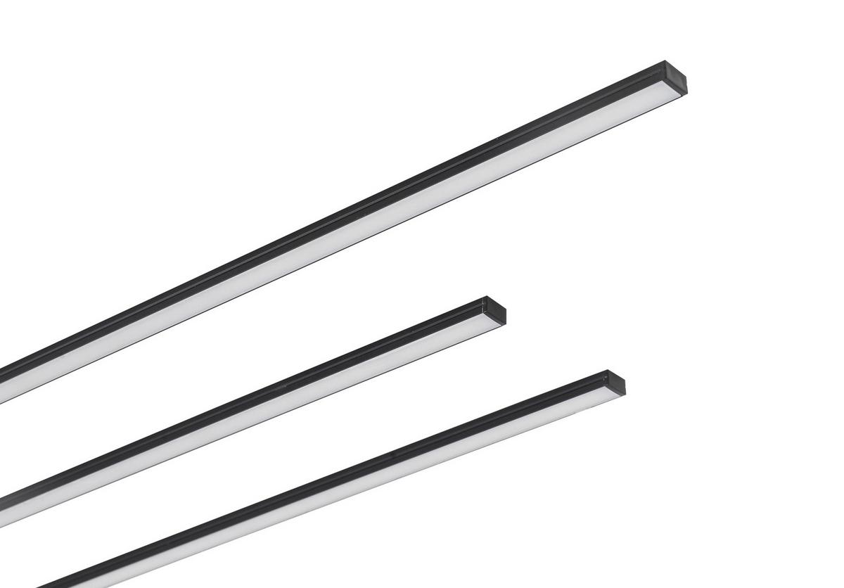 LED-Leuchtkasten Numik Schwarz max. 18 Watt - černá, Moderní, plast (50/75/1,3/0,7cm) - Mömax