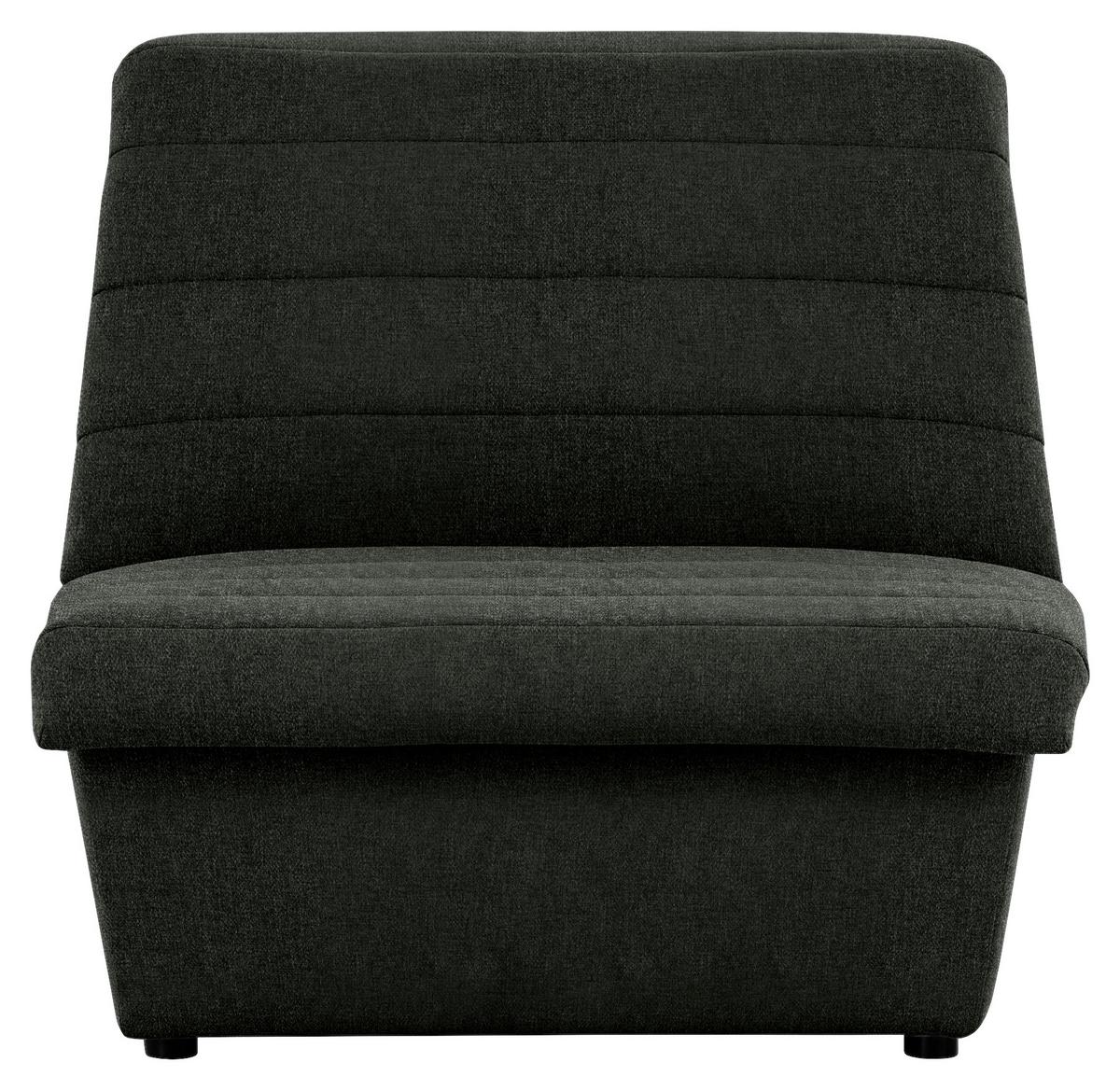Sessel Looks Viii - Dunkelgrün/Schwarz, Design, Textil (92/92/103cm) - LOOKS by W.Joop