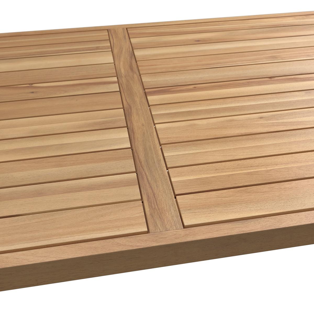 ZAHRADNÍ SESTAVA SIMBA - barvy akácie, Natur, dřevo (100/200/77cm) - Mömax