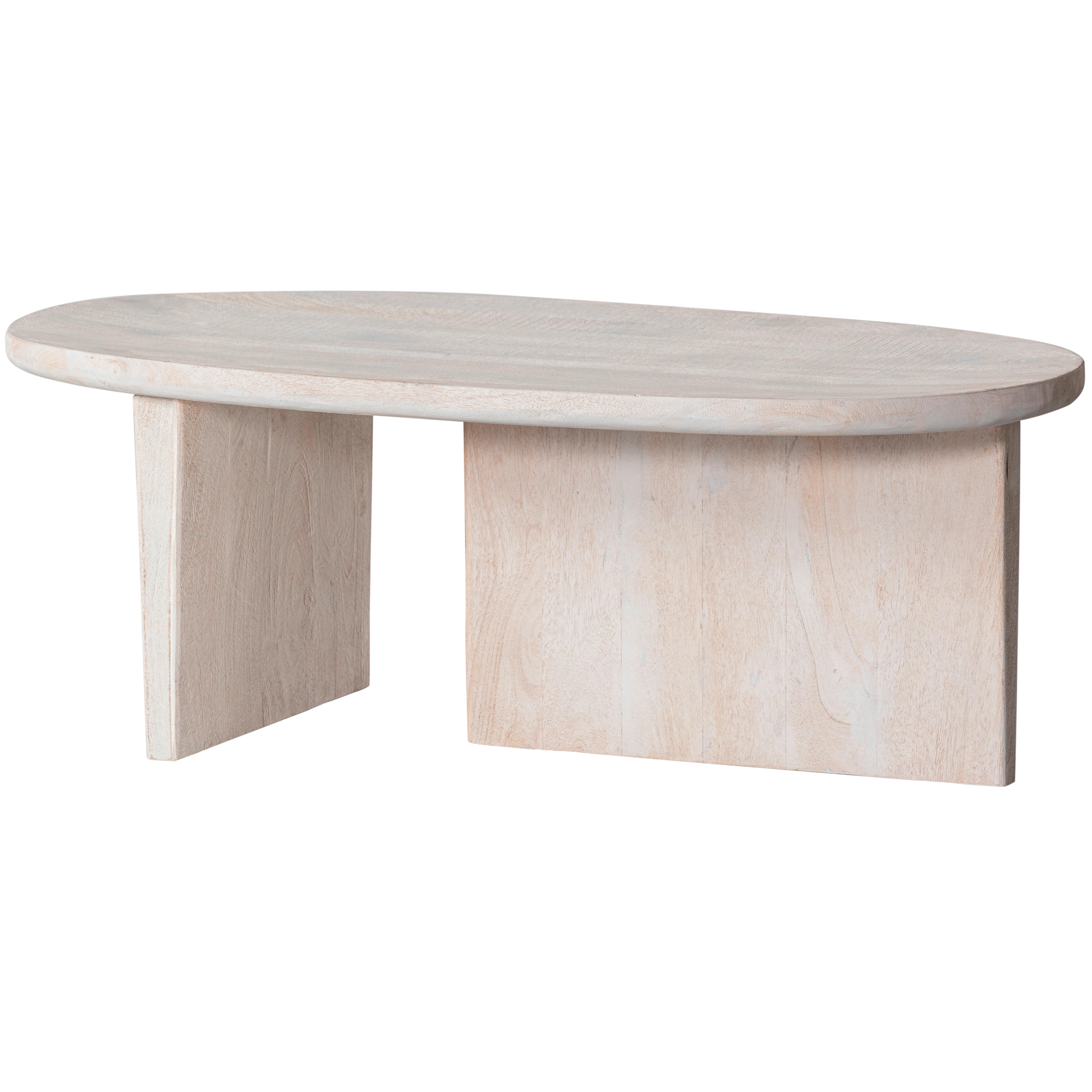 Couchtisch Seam Weiß, Naturfarben L:110cm - Naturfarben/Weiß, Design, Holz (110/60/40cm) - Livetastic