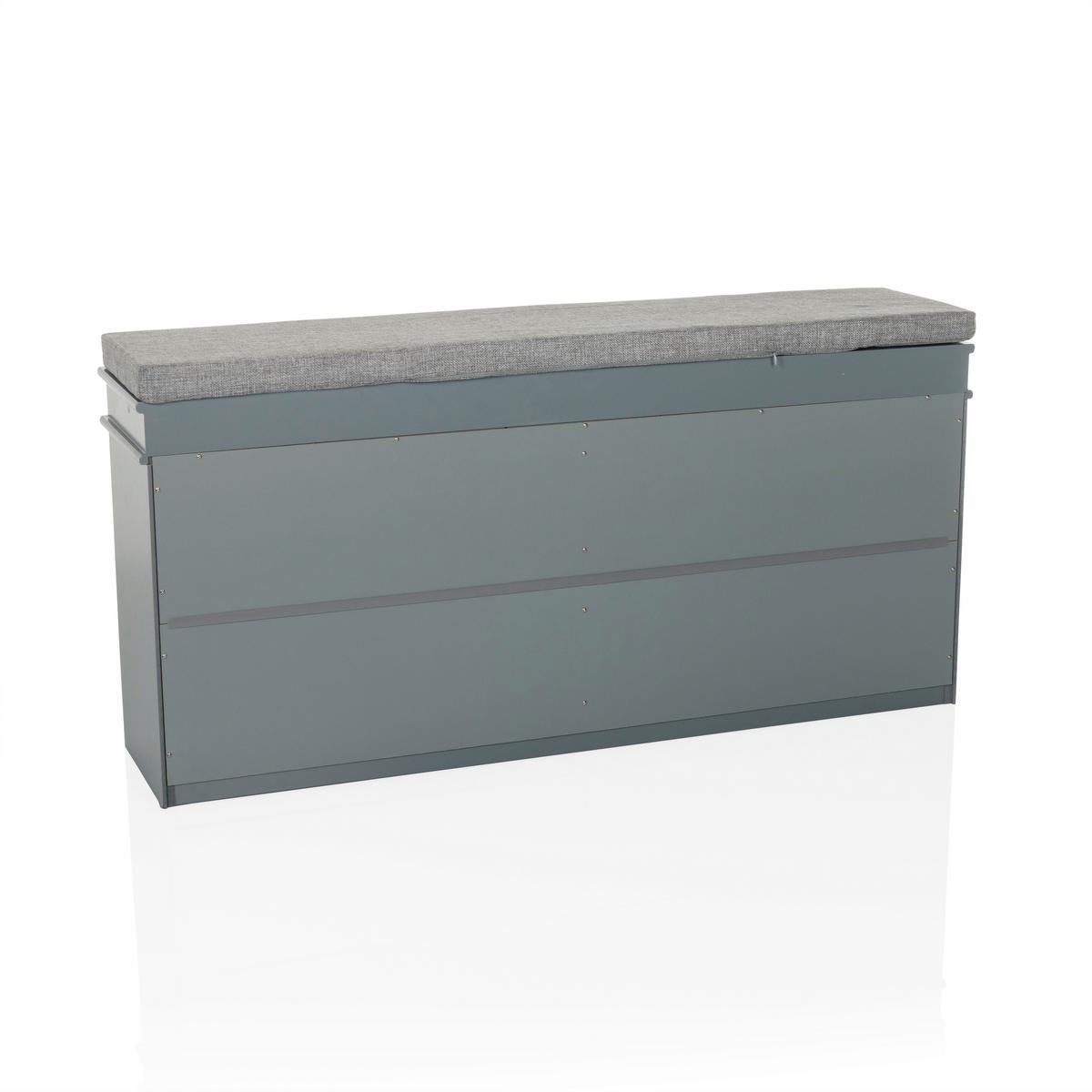Schuhschrank Estha Grau B: 104cm - Grau, MODERN, Holzwerkstoff (104/52/24cm) - MID.YOU