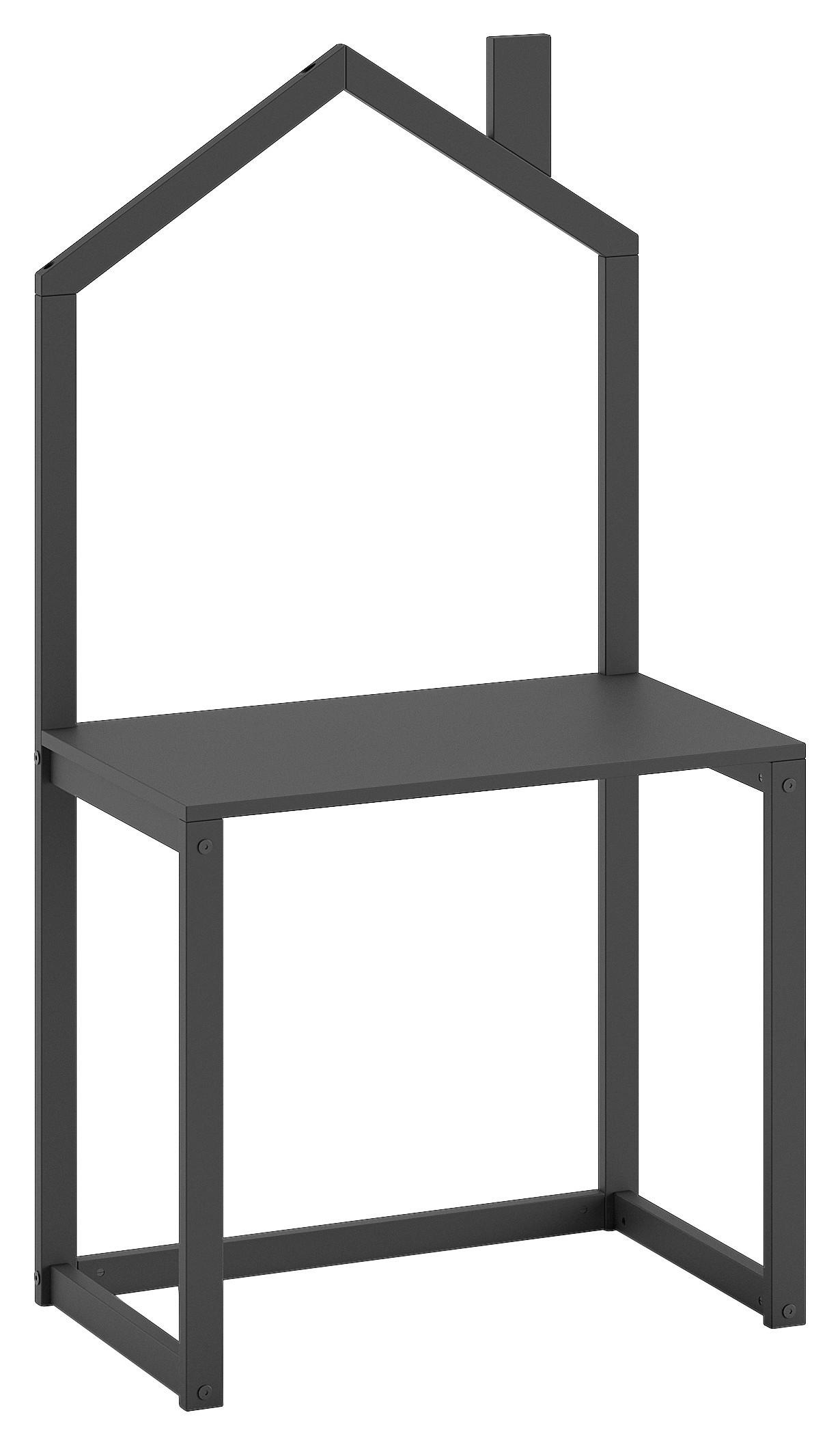 Kinderschreibtisch Dallas - Anthrazit, MODERN, Holz (100/151,1/50cm) - MID.YOU