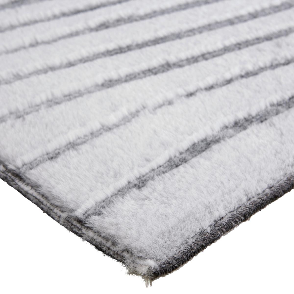 Fellteppich Veronika Grau/weiß 160x220 Cm - Grau, ROMANTIK / LANDHAUS, Textil (160/220cm) - James Wood