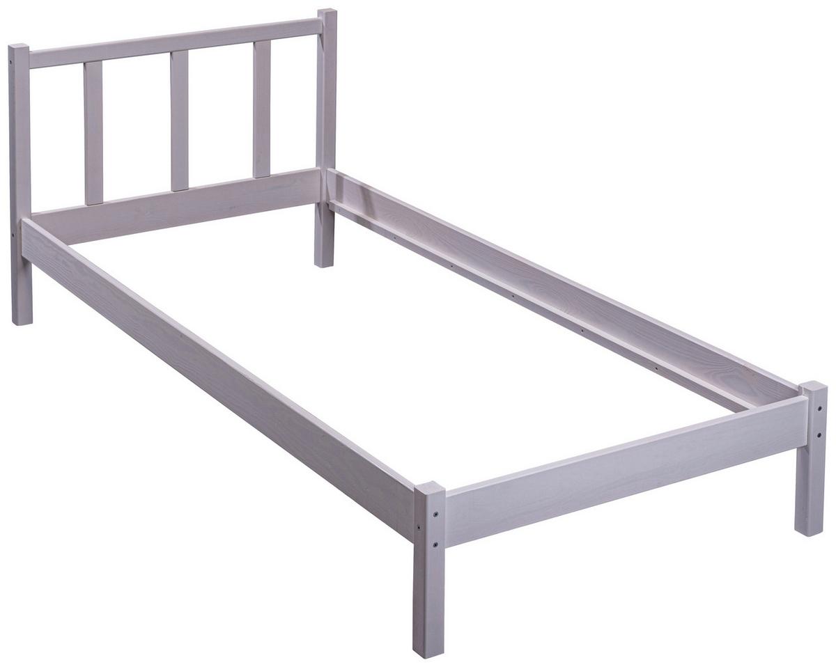 Bett Fredy - Weiß, MODERN, Holz (90/200cm) - MID.YOU