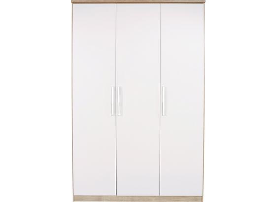 Skříň Šatní Wien - bílá/barvy dubu, Konvenční, kompozitní dřevo (136/212/56cm) Skříň Šatní Wien - bílá/barvy dubu, Konvenční, kompozitní dřevo (136/212/56cm)