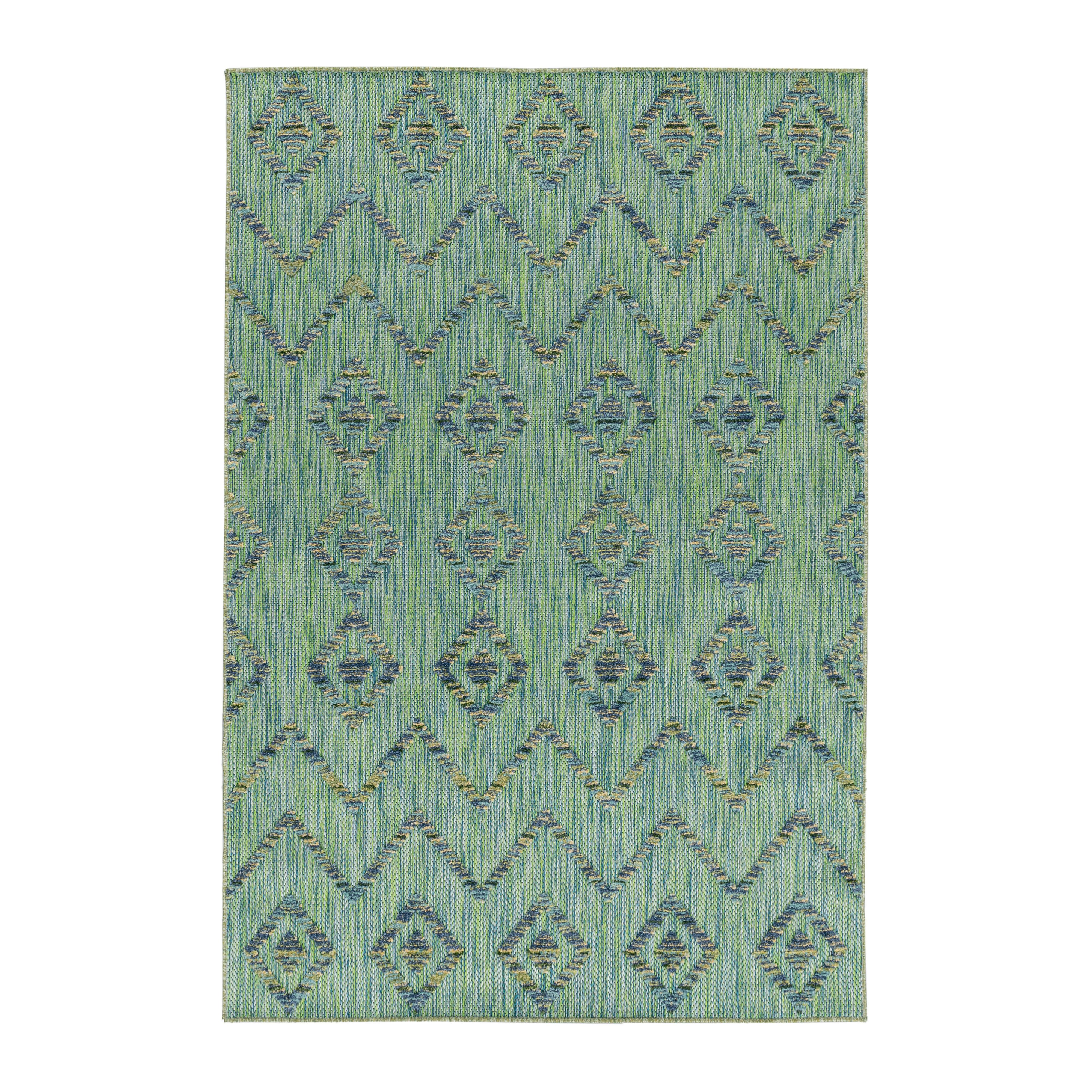 Läufer Bahama - Grün, Design, Textil (80/250cm) - Novel