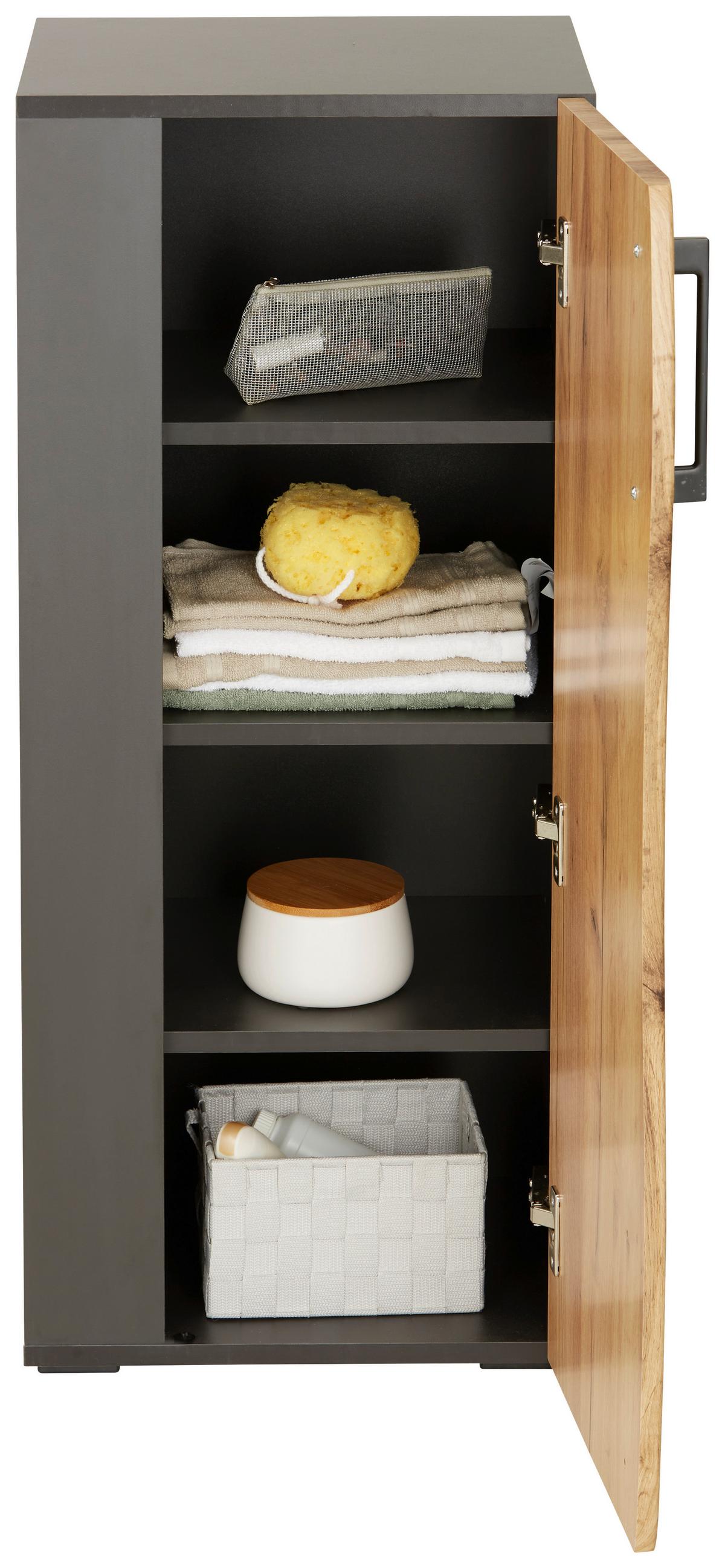 Spodní skříňka TIMBER -EXKLUSIV- - Moderní, kov/kompozitní dřevo (40/94/35cm) - Premium Living